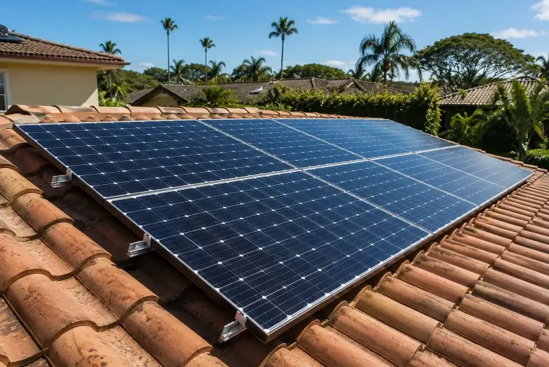 Installation de panneaux solaires à Saint-Maurice-Navacelles